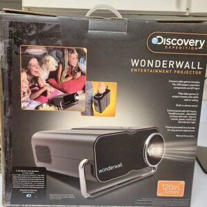 Discovery Expedition Wonderwall Entertainment LCD 120 Inch Picture Projector EUC